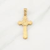 Dije Cruz San Benito 10.4 g / 2 1/4 in Oro Amarillo 18K