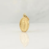 Dije Virgen Milagrosa 0.55 g / 3/4 in Oro Amarillo 18K