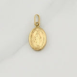 Dije Virgen Milagrosa 0.55 g / 3/4 in Oro Amarillo 18K
