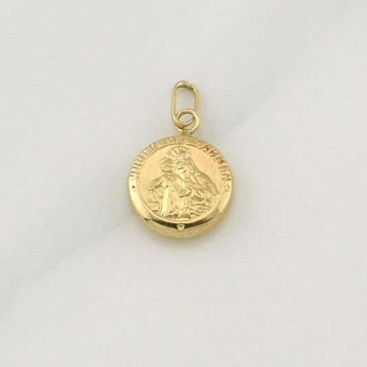 Dije Virgen Del Carmen 0.6 g / 3/4 in Oro Amarillo 18K