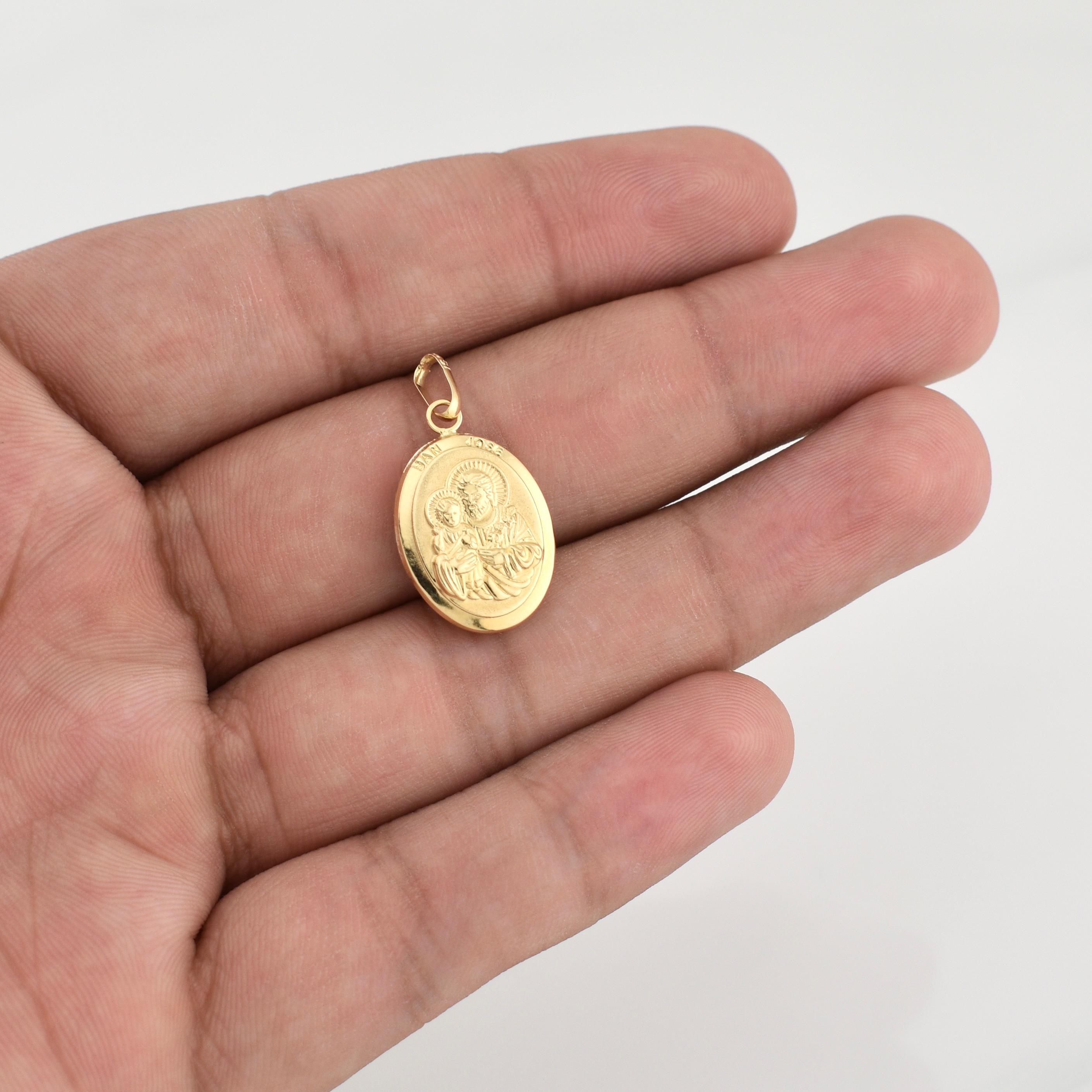 Dije San Jose 1.25 g / 1 in Oro Amarillo 18K