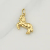 Dije Caballo 0.9 g / 3/4 in Oro Amarillo 18K