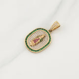 Dije Medalla Virgen Guadalupe 6.9 g / 1 1/2 in Oro Amarillo 18K
