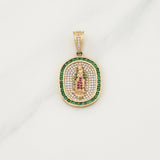 Dije Medalla Virgen Guadalupe 6.9 g / 1 1/2 in Oro Amarillo 18K