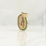 Dije Medalla Virgen Guadalupe 6.9 g / 1 1/2 in Oro Amarillo 18K