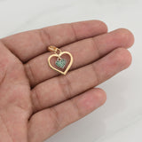Dije Corazon 1.95 g / 1 in Oro Amarillo 18K