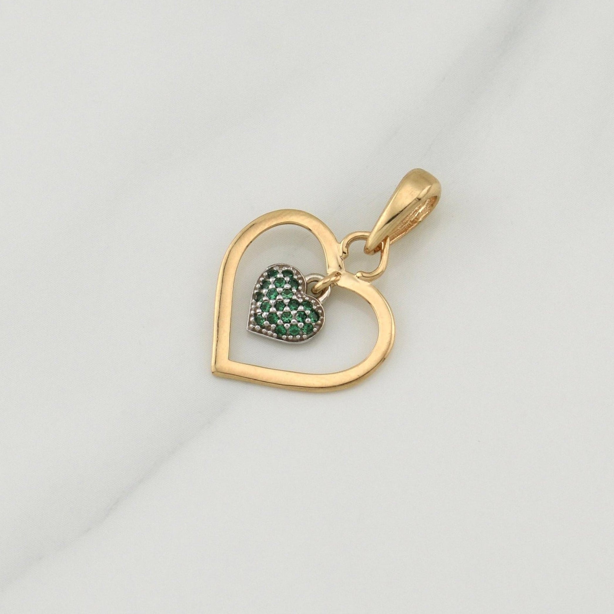 Dije Corazon 1.95 g / 1 in Oro Amarillo 18K