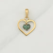 Dije Corazon 1.95 g / 1 in Oro Amarillo 18K
