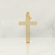 Pendant Cross Mesh 2.25 g / 1 3/4 in Yellow Gold 18K