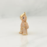 Dije Oso Articulado 4.4 g / 1 1/4 in Oro Amarillo 18K