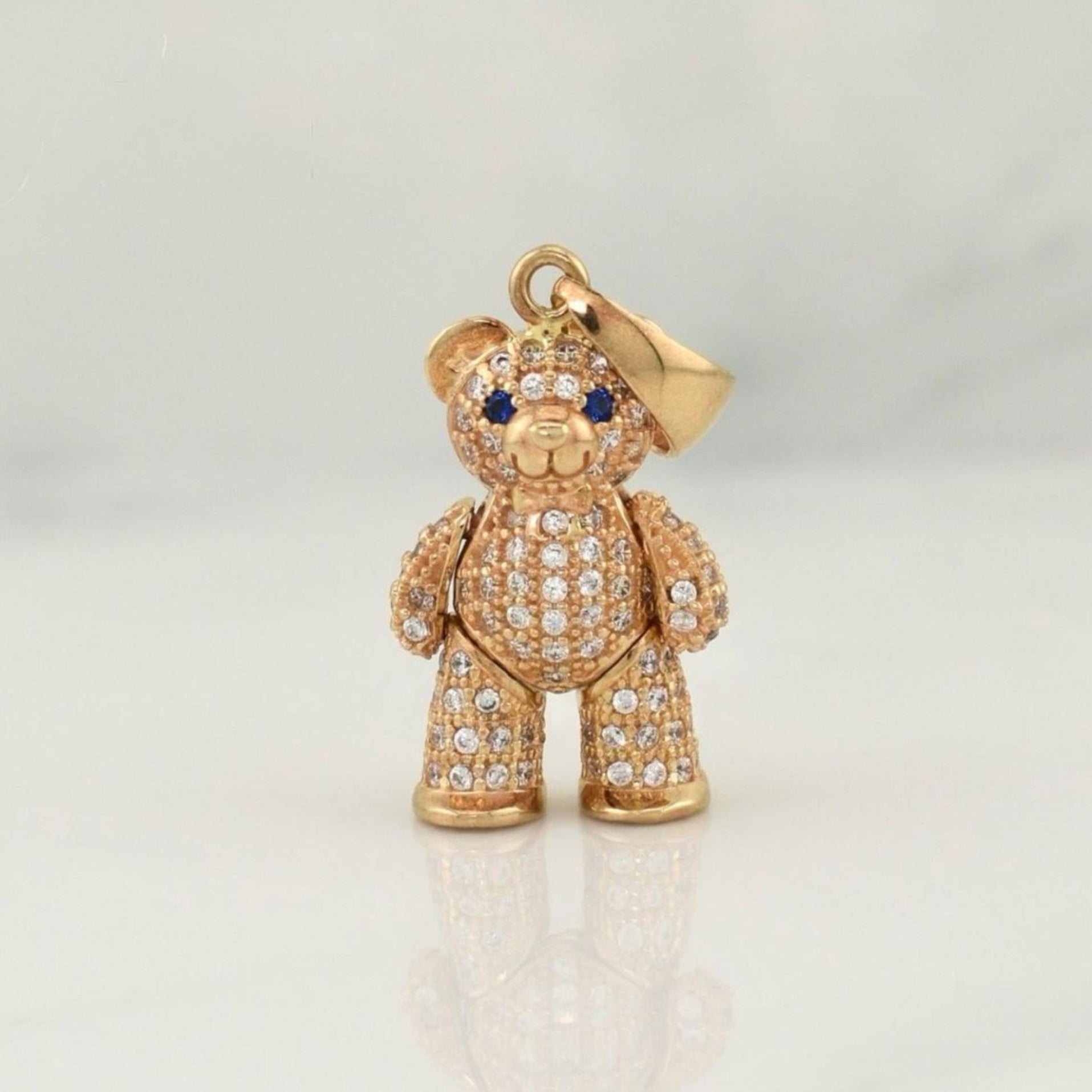 Dije Oso Articulado 4.4 g / 1 1/4 in Oro Amarillo 18K