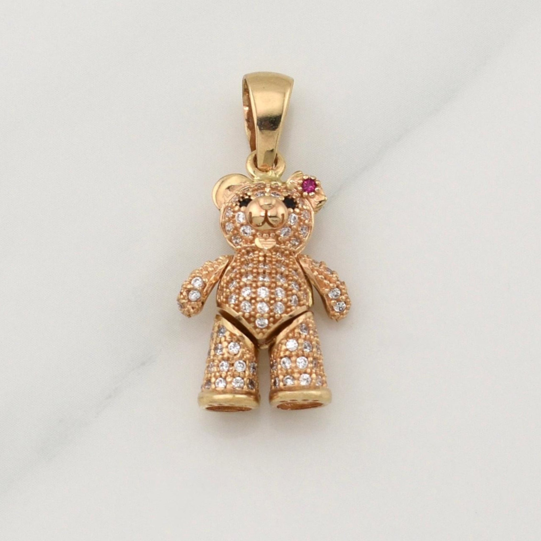 Dije Oso Articulado 4.7 g / 1 1/4 in Oro Amarillo 18K