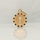 Dije San Benito 1.9 g / 3/4 in Oro Amarillo 18K