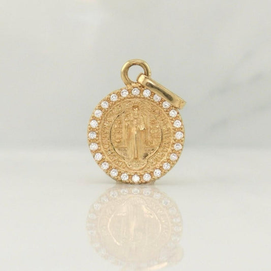 Dije San Benito 1.95 g / 3/4 in Oro Amarillo 18K