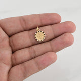 Dije San Benito 1.95 g / 3/4 in Oro Amarillo 18K