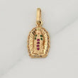 Dije Virgen De La Guadalupe 1.35 g / 3/4 in Oro Amarillo 18K