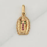 Dije Virgen De La Guadalupe 1.35 g / 3/4 in Oro Amarillo 18K