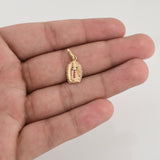 Dije Virgen De La Guadalupe 1.35 g / 3/4 in Oro Amarillo 18K
