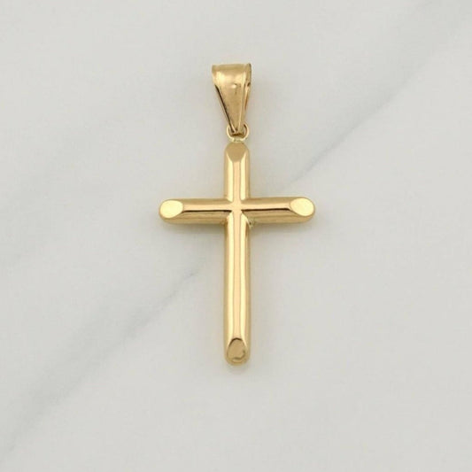 Dije Cruz 1.3 g / 1 3/4 in Oro Amarillo 18K