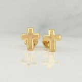 Topos Cruz 0.65 g / in / 9 mm Oro Amarillo 18K