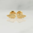 Topos Ala 0.5 g / in / 8 mm Oro Amarillo 18K