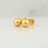 Topos Bola 0.65 g / in / 6 mm Oro Amarillo 18K
