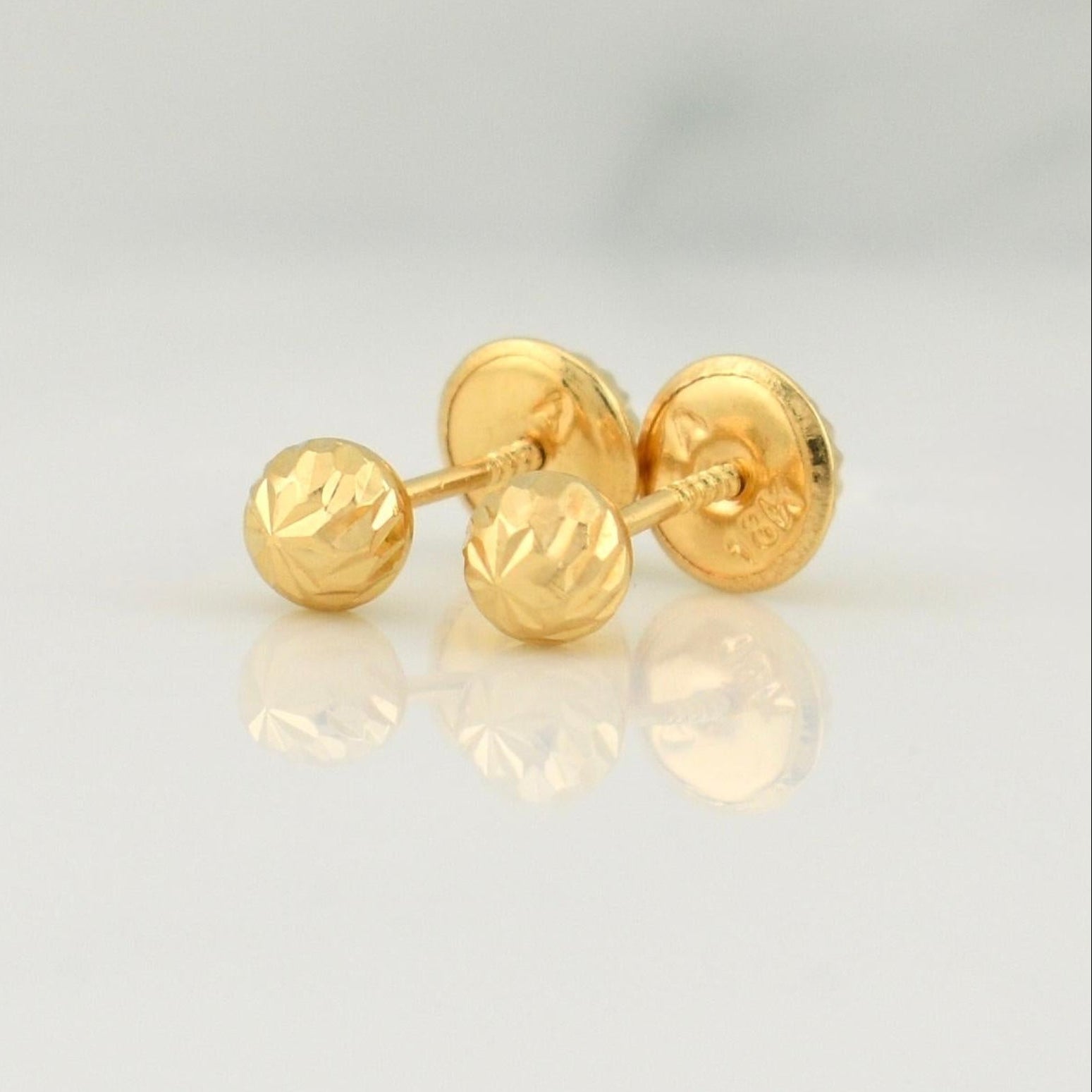Topos Bola 0.5 g / in / 4 mm Oro Amarillo 18K