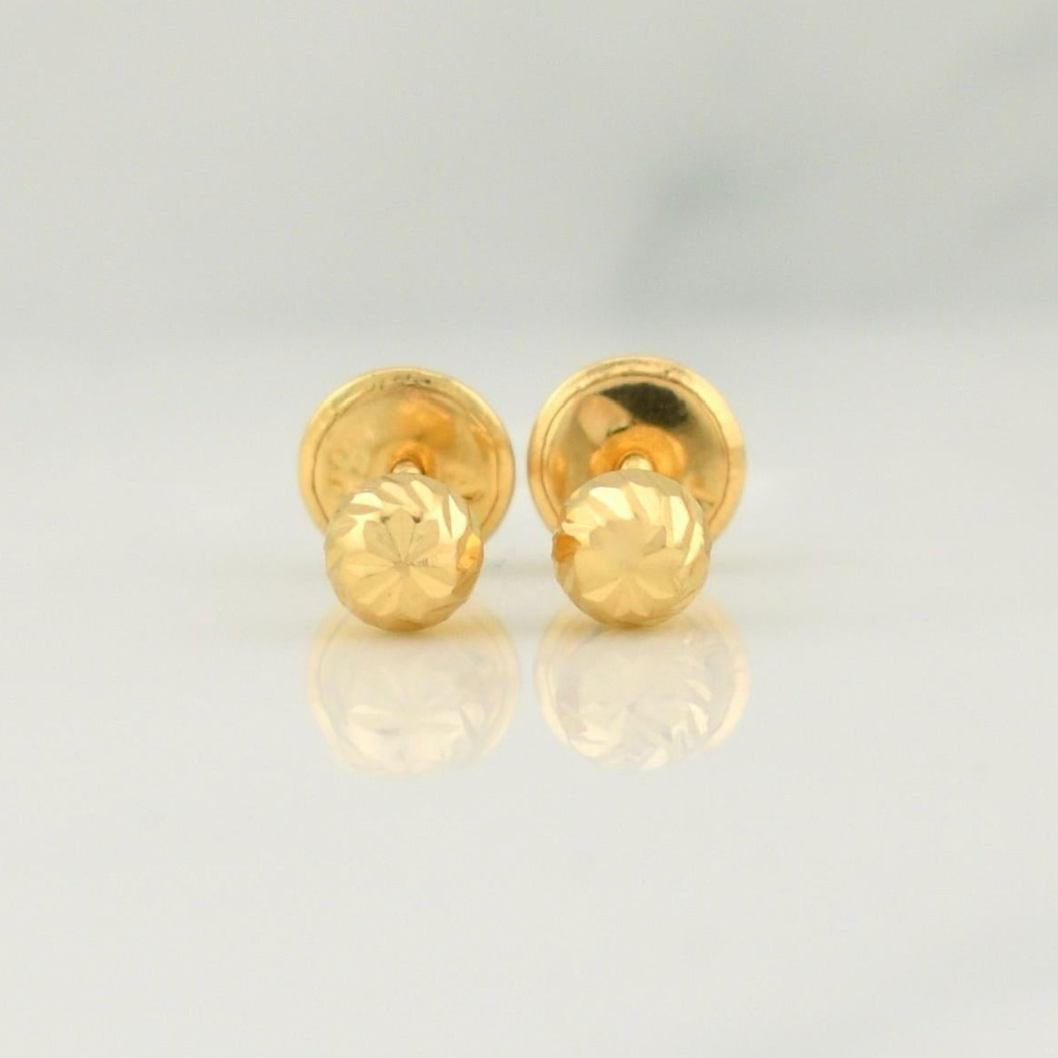 Topos Bola 0.5 g / in / 4 mm Oro Amarillo 18K