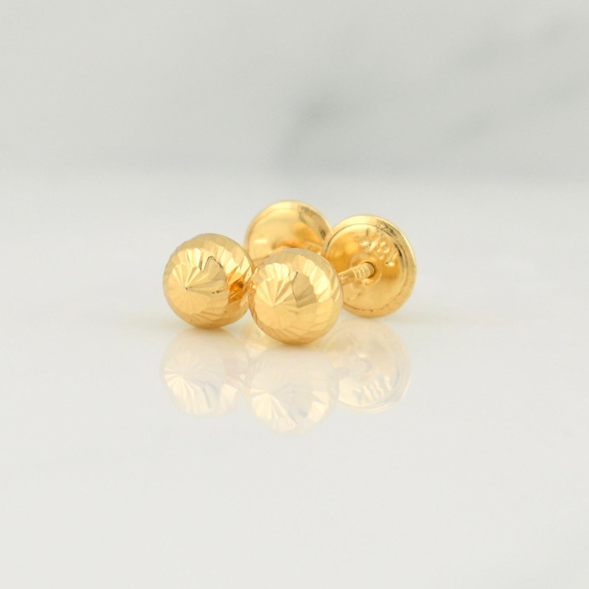 Topos Bola 0.6 g / in / 5 mm Oro Amarillo 18K