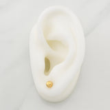 Topos Bola 0.6 g / in / 5 mm Oro Amarillo 18K