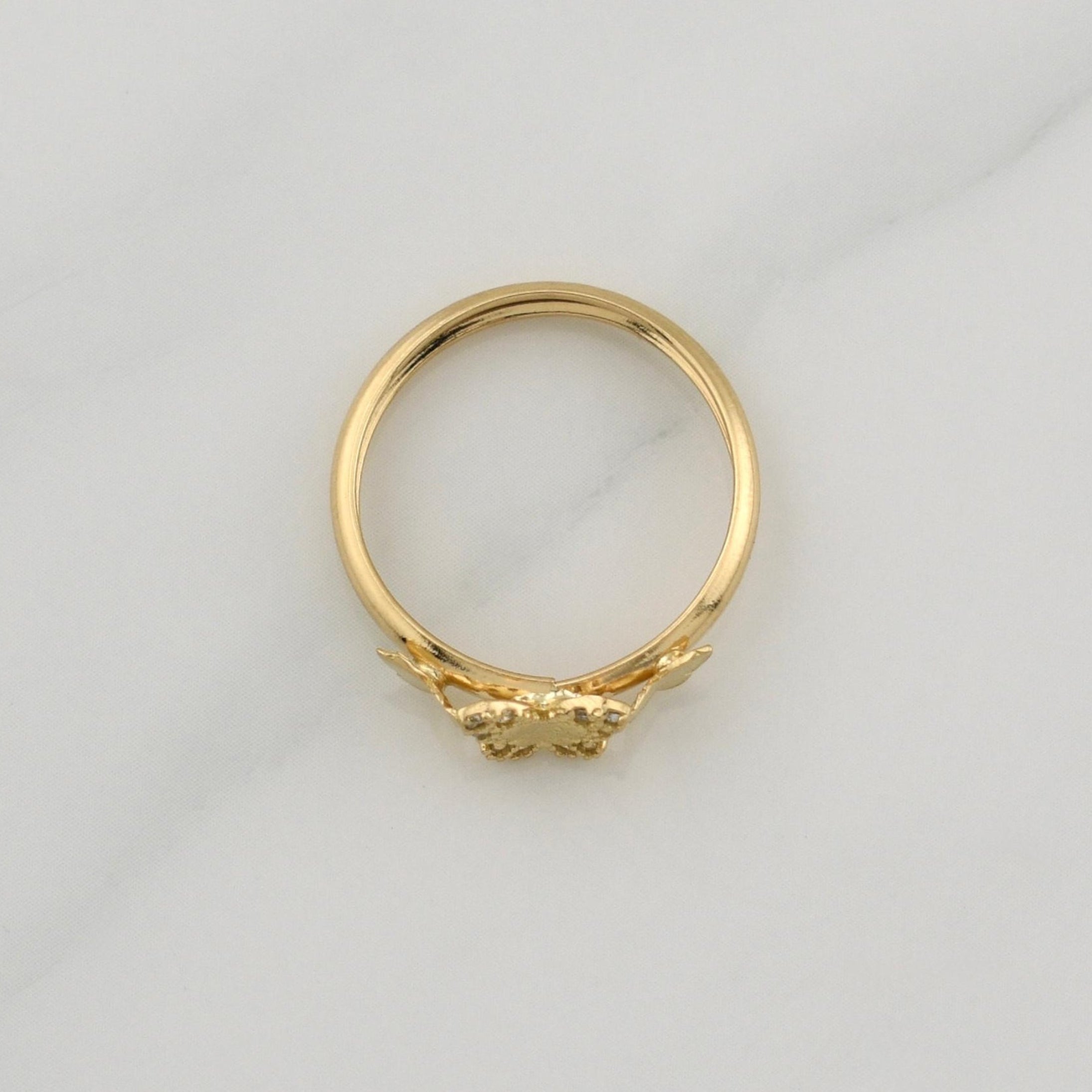 Butterfly Ring 1.25 g / T6 Yellow Gold 18K