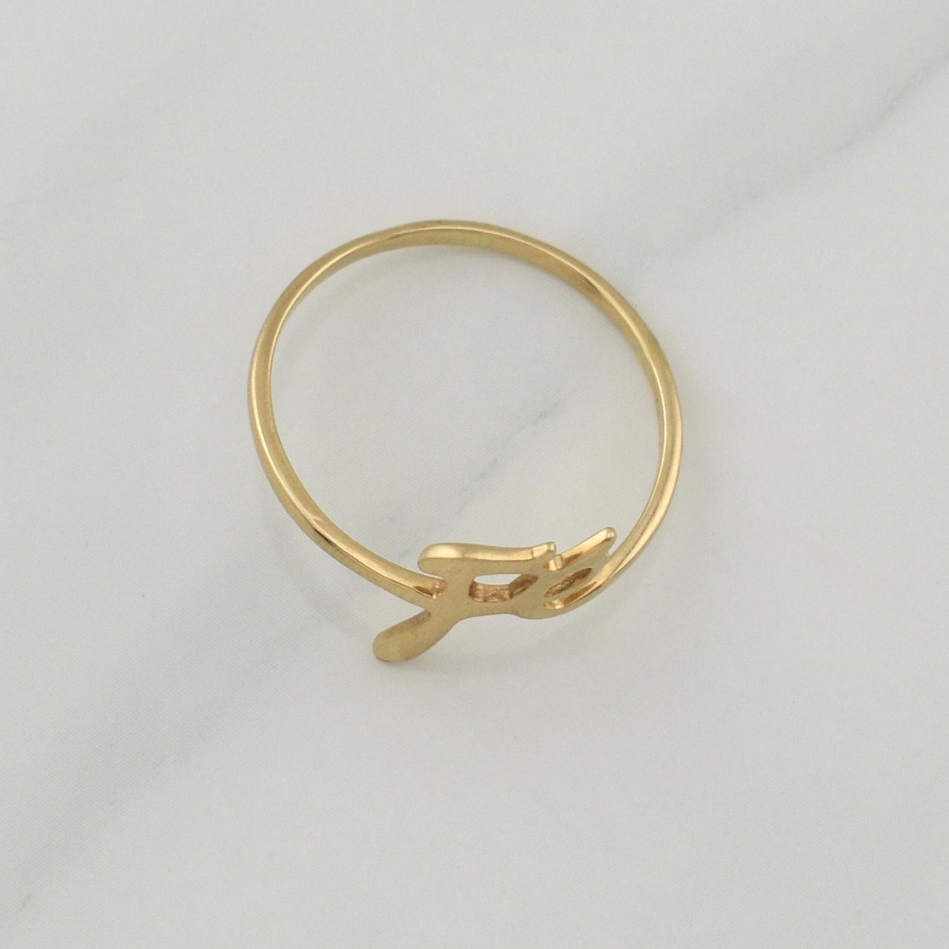 Anillo Fe 1.4 g / T7,75 Oro Amarillo 18K