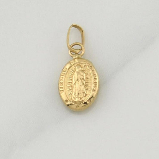 Dije Virgen De La Guadalupe 0.3 g / 1/2 in Oro Amarillo 18K