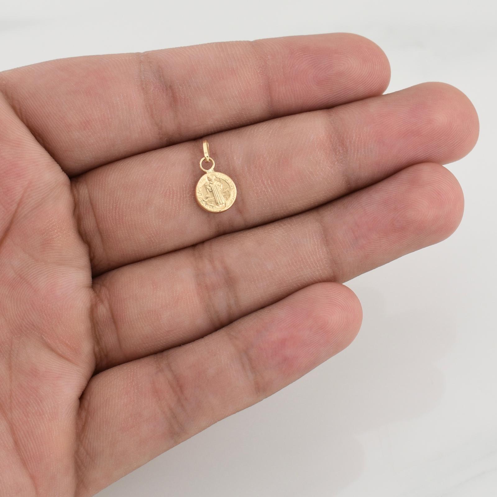 Pendant San Benito 0.35 g / 1/2 in Yellow Gold 18K