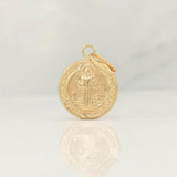 Dije San Benito 0.85 g / 3/4 in Oro Amarillo 18K