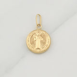 Dije San Benito 0.85 g / 3/4 in Oro Amarillo 18K
