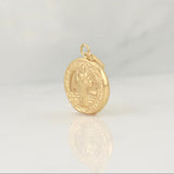 Dije San Benito 0.85 g / 3/4 in Oro Amarillo 18K