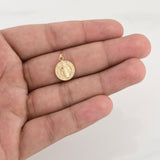 Dije San Benito 0.85 g / 3/4 in Oro Amarillo 18K