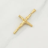 Dije Cruz Cristo 1.65 g / 2 in Oro Amarillo 18K
