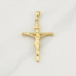 Dije Cruz Cristo 1.7 g / 1 3/4 in Oro Amarillo 18K