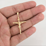 Dije Cruz Cristo 1.7 g / 1 3/4 in Oro Amarillo 18K