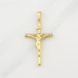 Dije Cruz Cristo 1.7 g / 2 in Oro Amarillo 18K