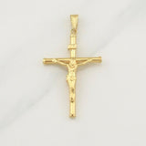 Dije Cruz Cristo 2.25 g / 2 in Oro Amarillo 18K