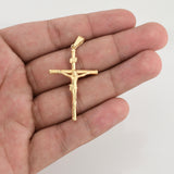 Dije Cruz Cristo 2.25 g / 2 in Oro Amarillo 18K