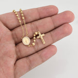 Rosario Virgen Milagrosa 8.3 g / 20 1/2 in / 3 - 4 mm Oro Amarillo 18K