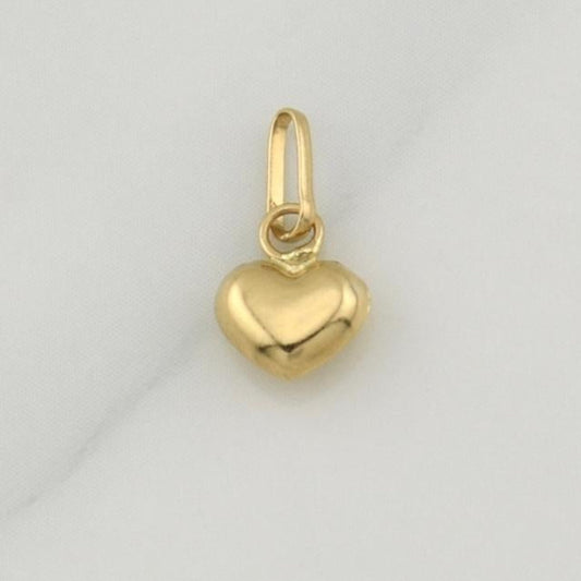Dije Corazon 0.2 g / 1/2 in Oro Amarillo 18K