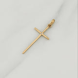 Dije Cruz 0.85 g / 1 1/2 in Oro Amarillo 18K