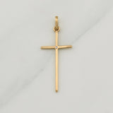 Dije Cruz 0.8 g / 1 1/2 in Oro Amarillo 18K