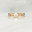 Anillo Solitario 2.9 g / T6,75 Oro Amarillo 18K