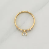 Anillo Solitario 1.6 g / T5,5 Oro Amarillo 18K